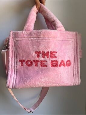 Pink Plush Tote Bag - 'The Tote Bag'